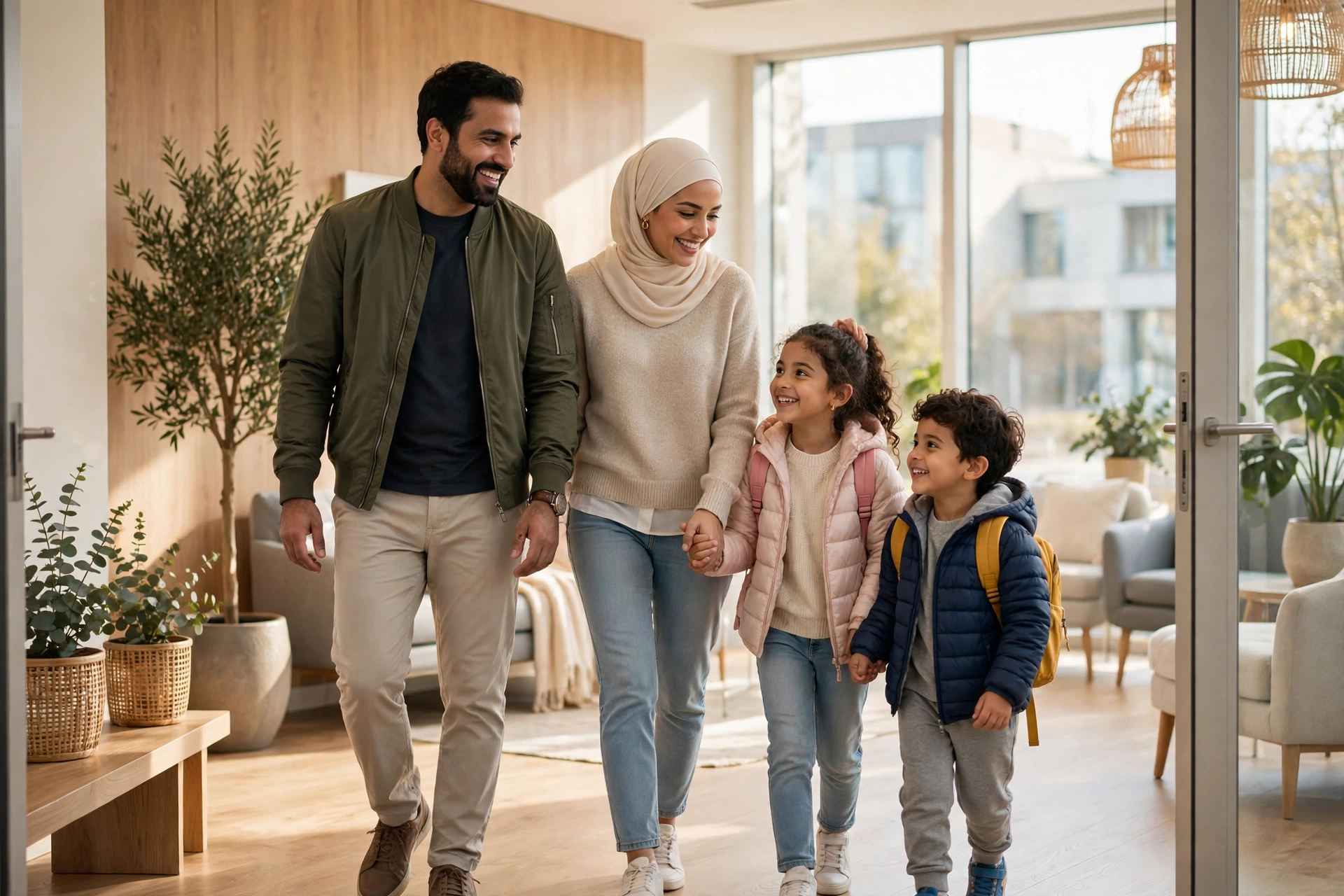 عائلة عربية تدخل عيادة طبيب في ألمانيا — التأمين العائلي